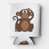 Cute Monkey Blikjeskoeler (Voorkant)