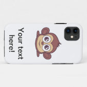Cute monkey clipart Case-Mate iPhone case (Achterkant (horizontaal))