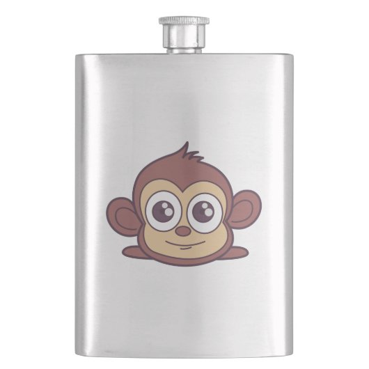 Cute monkey clipart flacon (Voorkant)