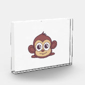 Cute monkey clipart fotoblokken (Links)