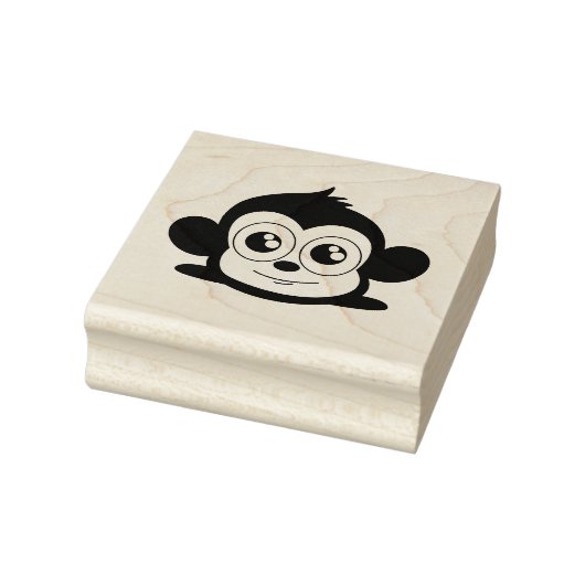 Cute monkey clipart 	rubberstempel (Stempel)
