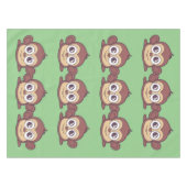 Cute monkey clipart tafelkleed (Voorkant (Horizontaal))