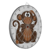 Cute Monkey Dartbord (Voorkant Links)