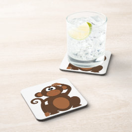 Cute Monkey Drankjes Onderzetter