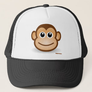 Cute Monkey Face Trucker Pet