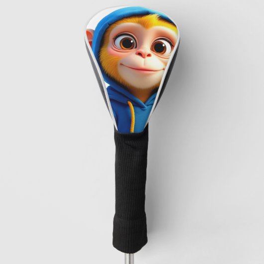 Cute Monkey Golfheadcover (Voorkant)