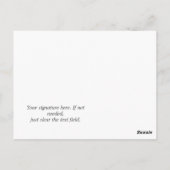 Cute Monkey Red Hearts Valentijn Briefkaart (Achterkant)