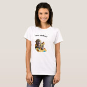 Cute monkey T-Shirt (Voorkant volledig)