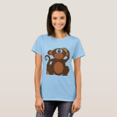 Cute Monkey T-shirt (Voorkant volledig)