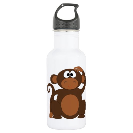 Cute Monkey Waterfles (Voorkant)