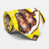 Cute Monkeys Stropdas (Opgerold)
