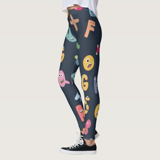 Cute monster alphabets leggings (Links)