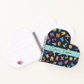 Cute Monster Alphabets Notitieboek (Binnen)