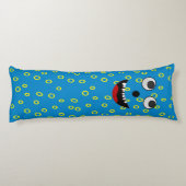 Cute Monster Bleu basané corps coussin (Dos)