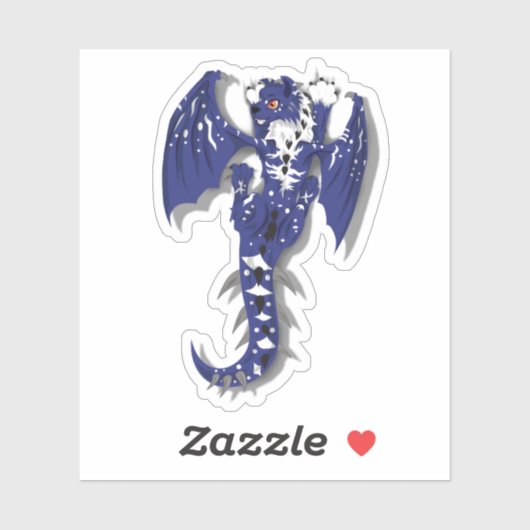 Cute Monster Dragon Sticker (Vel)