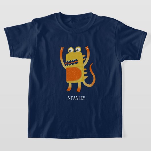 Cute Monster Stanley Custom Name T-shirt (Laagn)