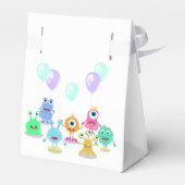 Cute Monsters Birthday Bedankt Bedankdoosjes (Achterkant)