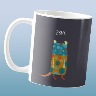 Cute Monsters gepersonaliseerd Koffiemok