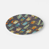 Cute Monsters Papieren Bordje (Gekanteld)