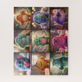 Cute Monsters Puzzle (Vertical)