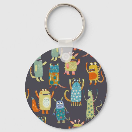 Cute Monsters Sleutelhanger (Voorkant)