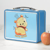 Cute Mood Cartoon Bear Metal Lunchbox (En situation)