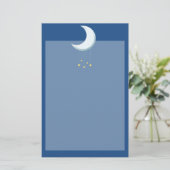 Cute moon Briefpapier (Staand voorkant)