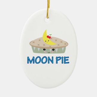 CUTE MOON PIE KERAMISCH ORNAMENT