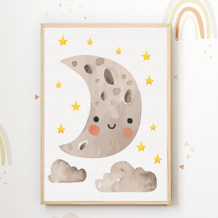 Cute Moon Stars Kinderkamer Decoratie Nursery Post