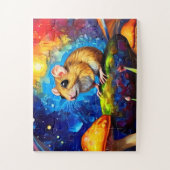 Cute Mosaic Field Souris Vive puzzle de couleur (Vertical)