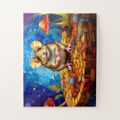 Cute Mosaic Field Souris Vive puzzle de couleur (Vertical)