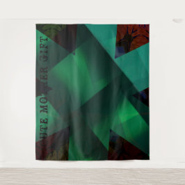 CUTE MOTHER GIFT_IMG_BLACK_GREEN_RMDESIGNFLO55_ WANDKLEED