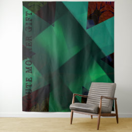 CUTE MOTHER GIFT_IMG_BLACK_GREEN_RMDESIGNFLO55_ WANDKLEED