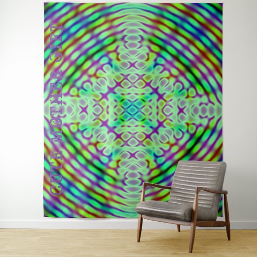 CUTE MOTHER GIFT_mediumGREEN _RMDESIGNFLO55_ Wandkleed (In situ)