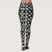 Cute Motif crâne Goth Halloween Leggings (Dos)
