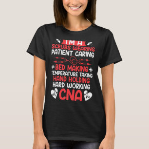 Cute Motivatie hard werken CNA Zurse Healthcar T-shirt