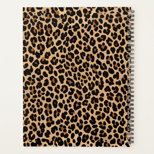 Cute Motivational Monogram Year Leopard Pattern (Dos)