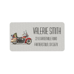 Cute Motorcycle Etiket