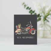 Cute Motorcycle Kaart (Staand voorkant)