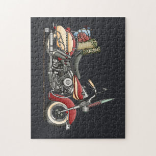 Cute Motorcycle Legpuzzel