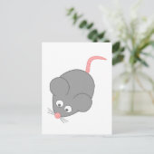Cute Mouse Briefkaart (Staand voorkant)