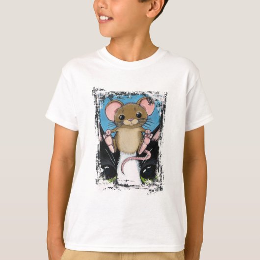 Cute Mouse en Cat T-Shirt (Voorkant)
