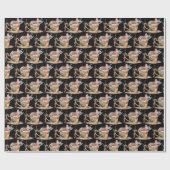 Cute Mouse in een thea Cup Cadeaupapier (Vlak)