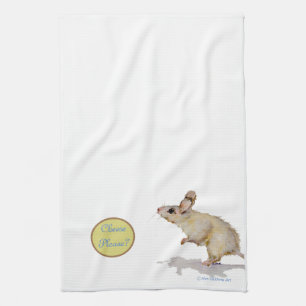 Cute Mouse Kitchen Tea Towel Theedoek