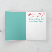 Cute Mouse Moederdag Feestdagen Kaart (Binnen)