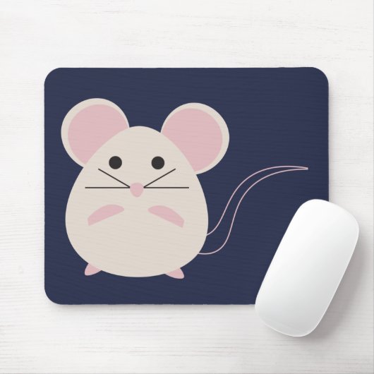 Cute Mouse op Muismat (Met muis)