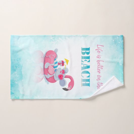 Cute Mouse Plage élégante (Serviette à main)