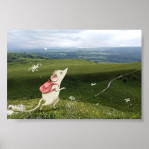 Cute Mouse Reis Poster