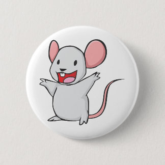 Cute Mouse Ronde Button 5,7 Cm