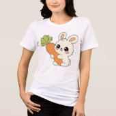 Cute Mouse Woman T-Shirt (Voorkant)